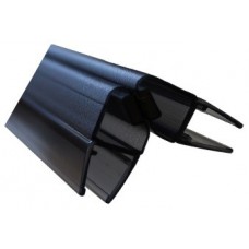 Magnetno tesnilo 90° za 10 mm steklo, črno