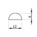 Prozoren PVC prag