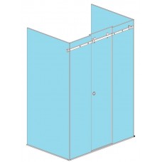 Zgornji set za drsno tuš kabino Premium