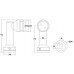 Fastener for fixed glass