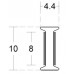 PVC stik za 10 mm steklo