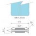 PVC stik za 17,52 mm steklo