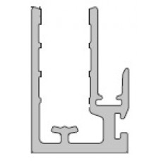 Stranski profil z ročajem za 10 mm steklo