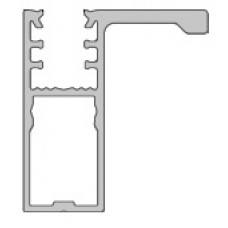 Stranski profil z ročajem z možnostjo zaklepa za 8 mm steklo